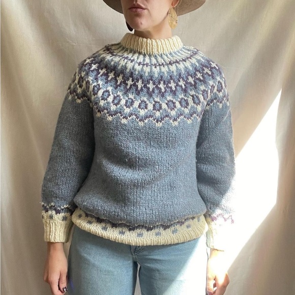 Vintage Wool Fairisle Sweater - Picture 4 of 7